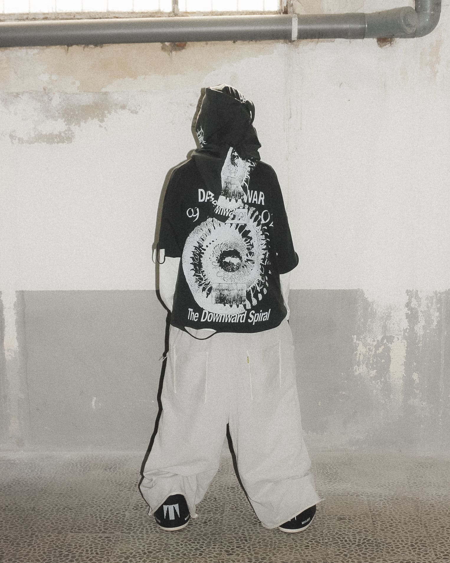 DOUBLE WAIST BAGGY SWEATPANTS