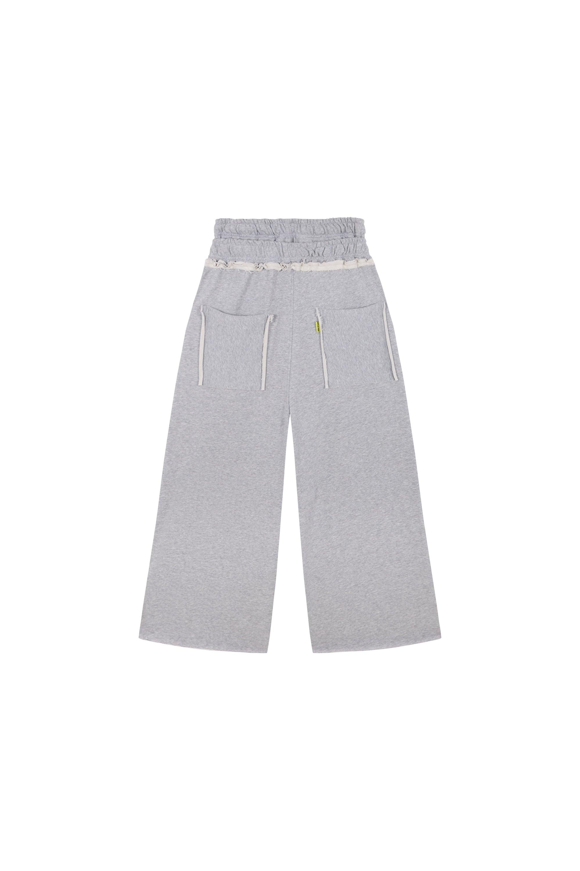 Double Waist Baggy Sweatpants Grey