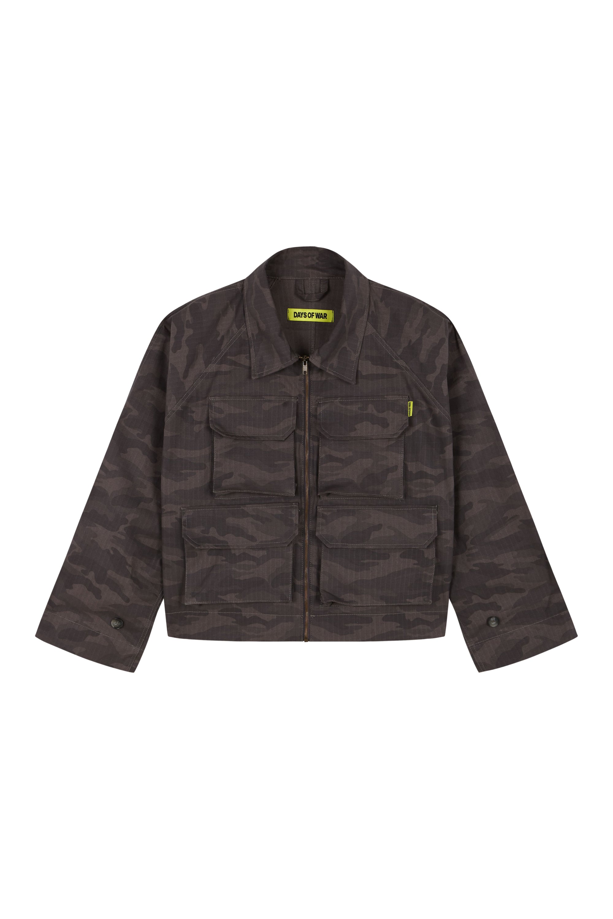 Ripstop Camouflage Black Jacket