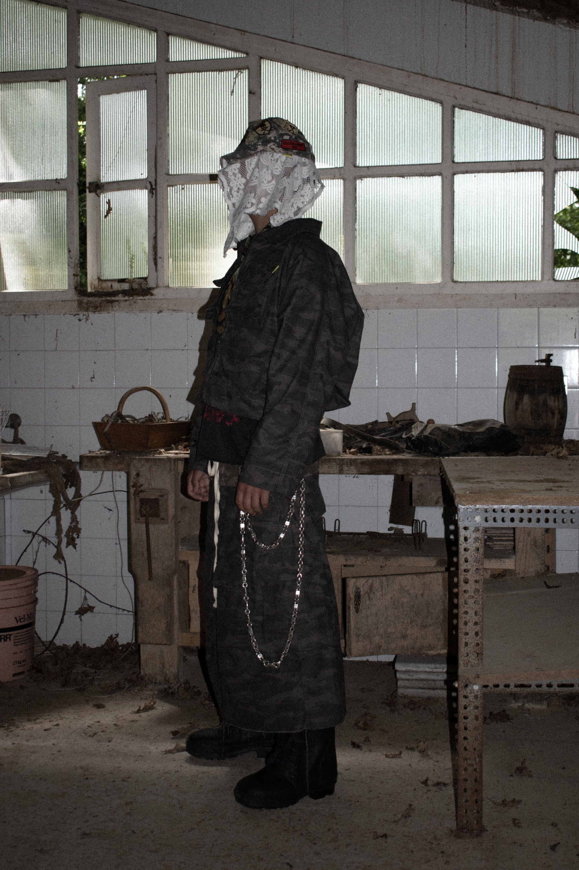 Ripstop Camouflage Black Jacket