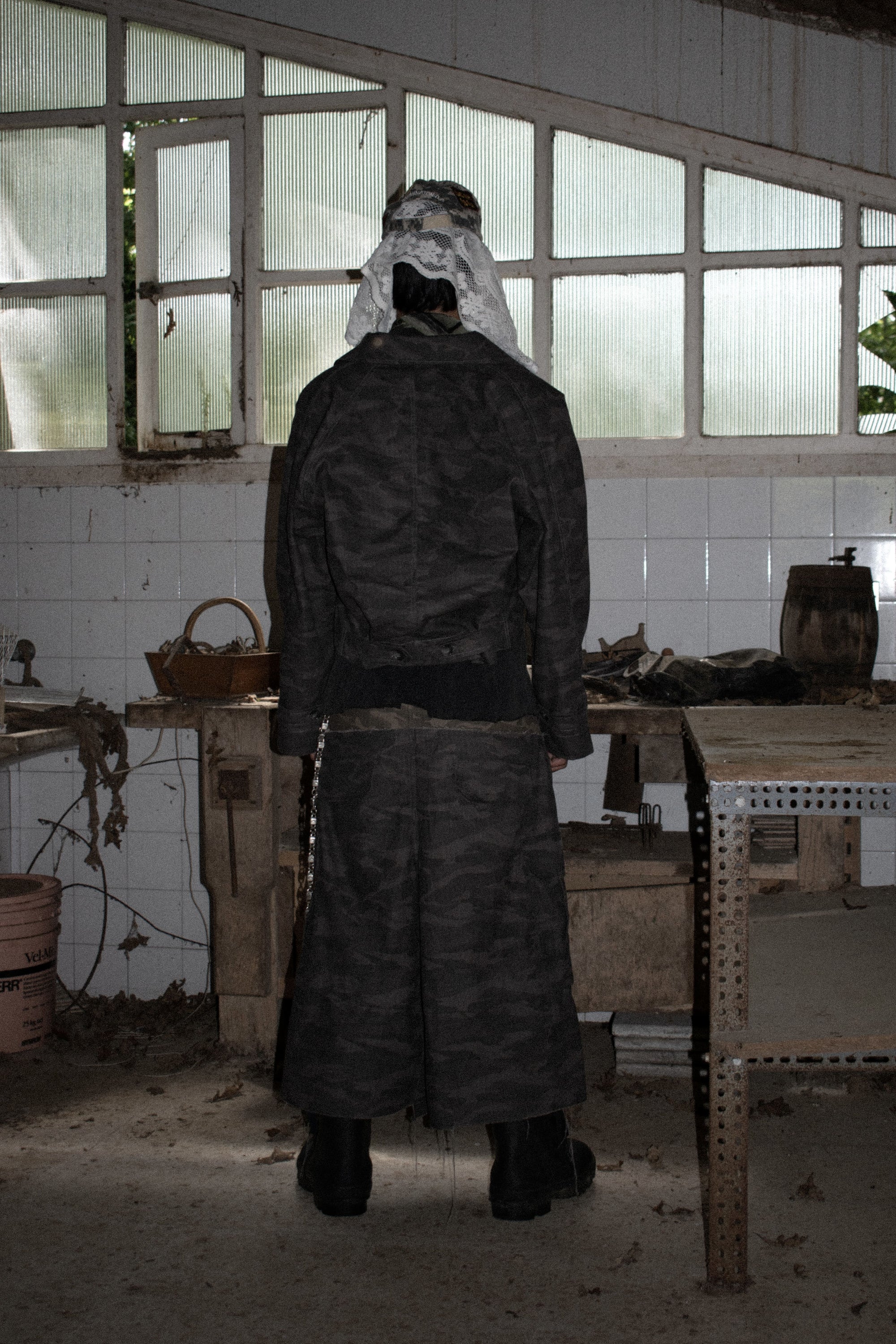 Ripstop Camouflage Black Jacket