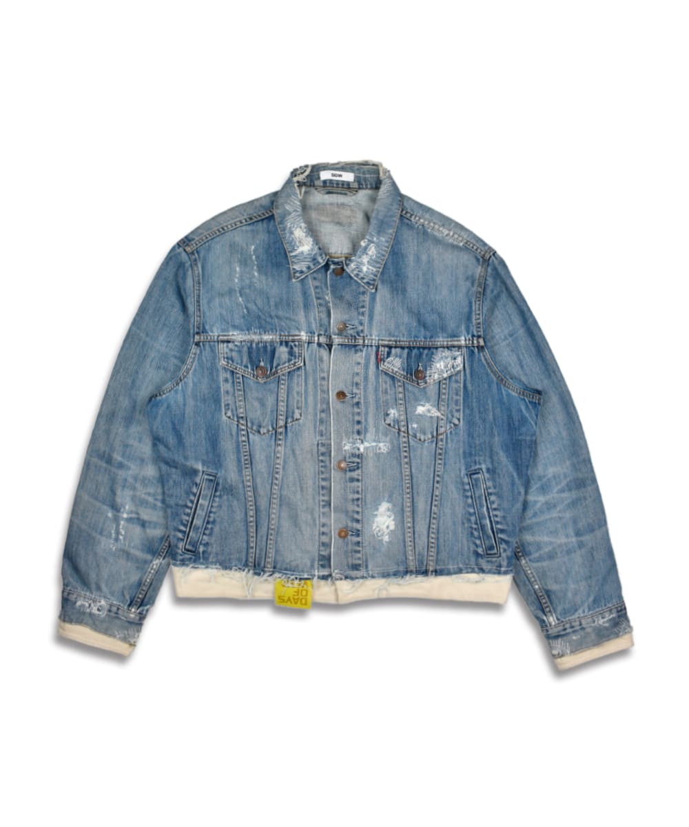 LE DENIM JACKET BEIGE