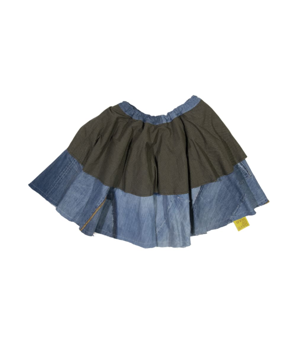 LE DOUBLE DENIM SKIRT