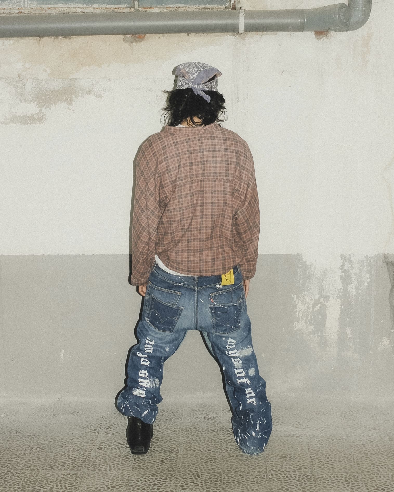 LE DOUBLE WAIST PAINTED