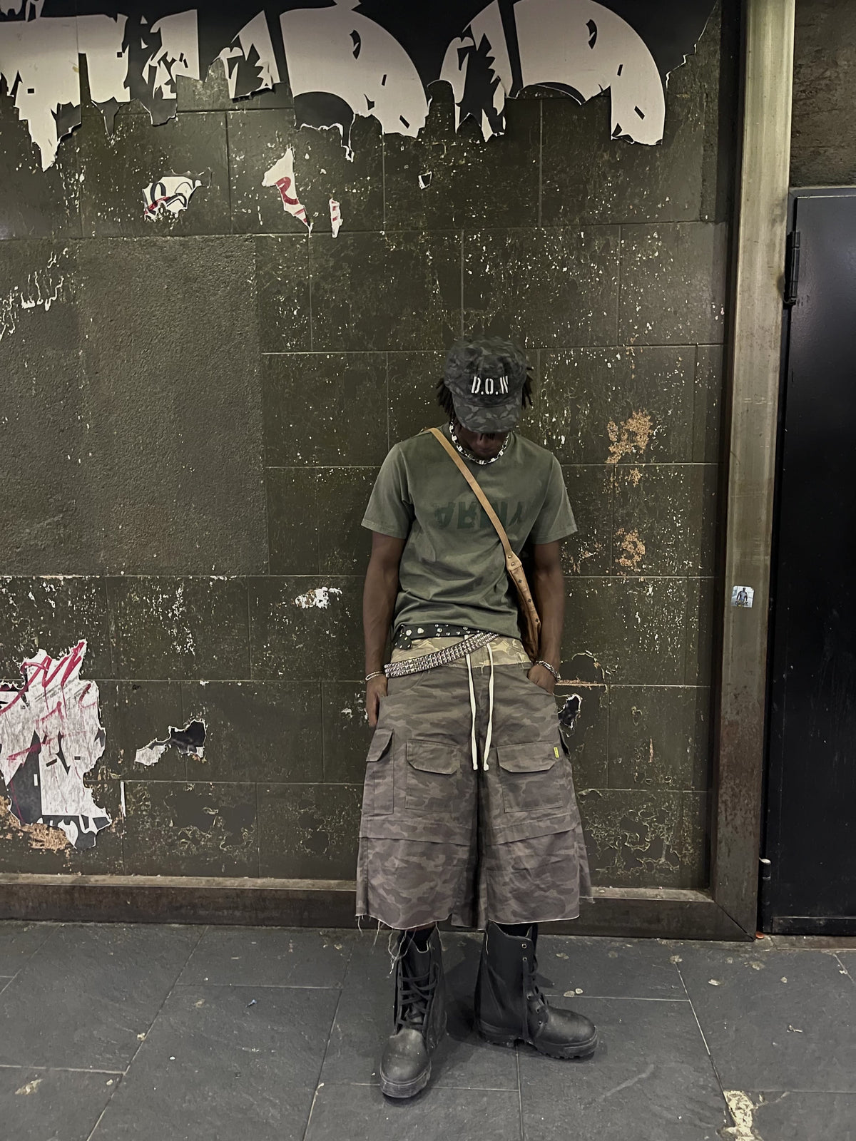 Ripstop Camouflage Jorts Fit